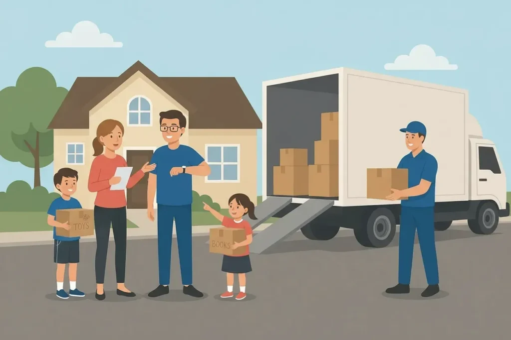Customer questions to the company that arise during the move
